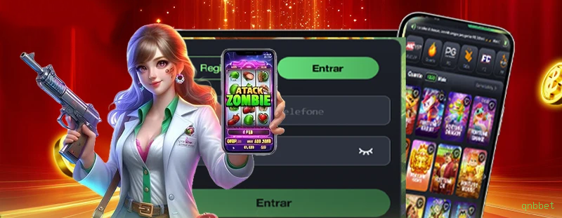 Login rápido no app qnbbet